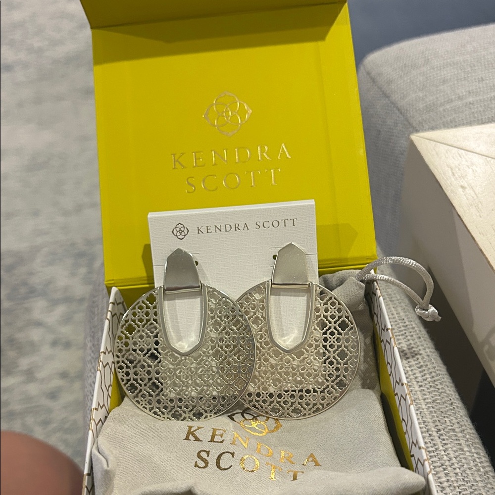 Kendra Scott Gold Statement Earrings